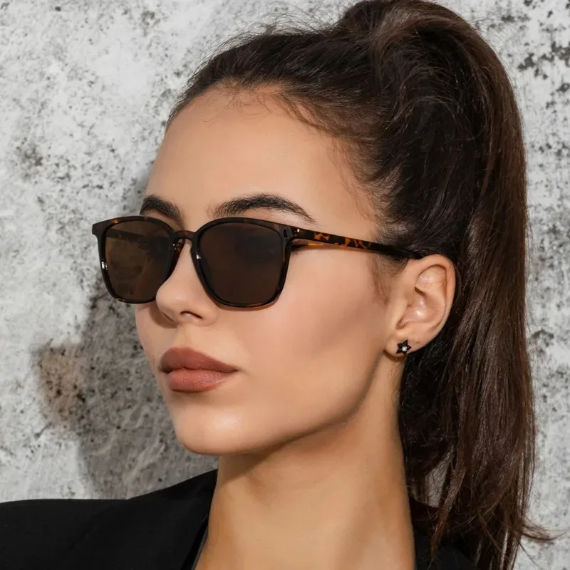 Designer Sunglasses - Lunettes de soleil carrées vintage pour
