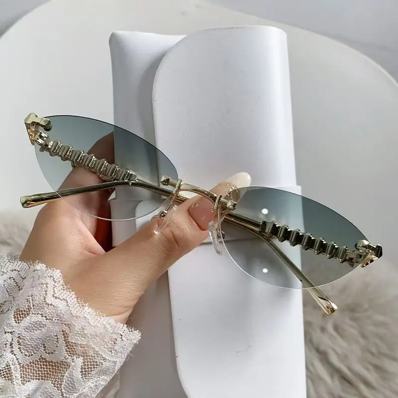 Designer Sunglasses - Nouvelles lunettes de soleil sans monture