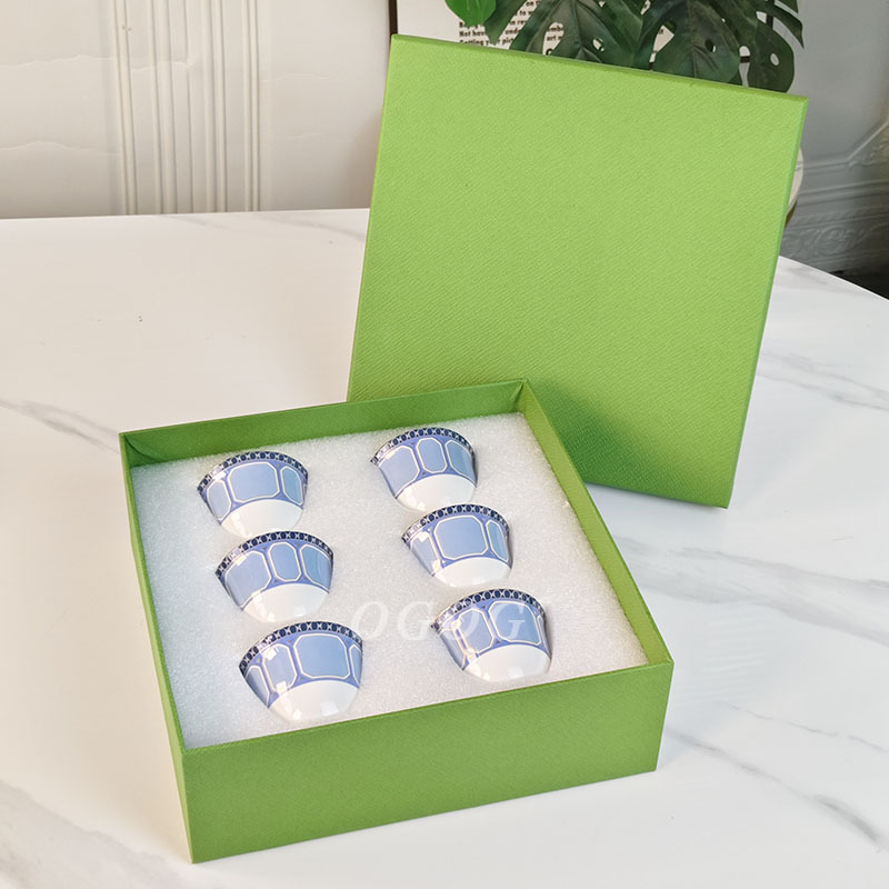 Luxury Gift Set - Ensemble de 12 tasses et soucoupes