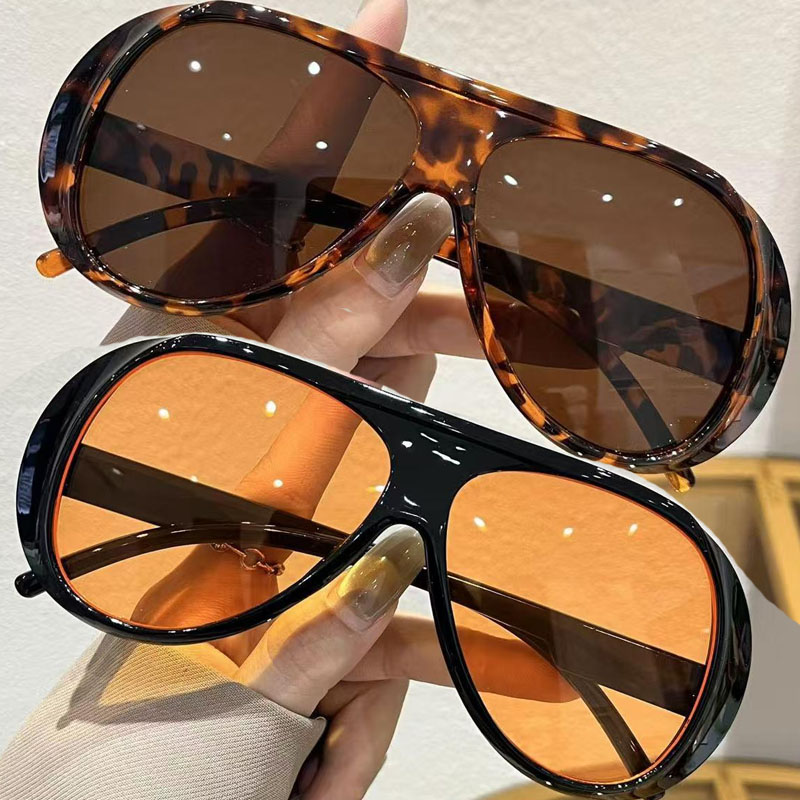 Sunglasses Uv400 - Lunettes de soleil surdimensionnées pour femmes,