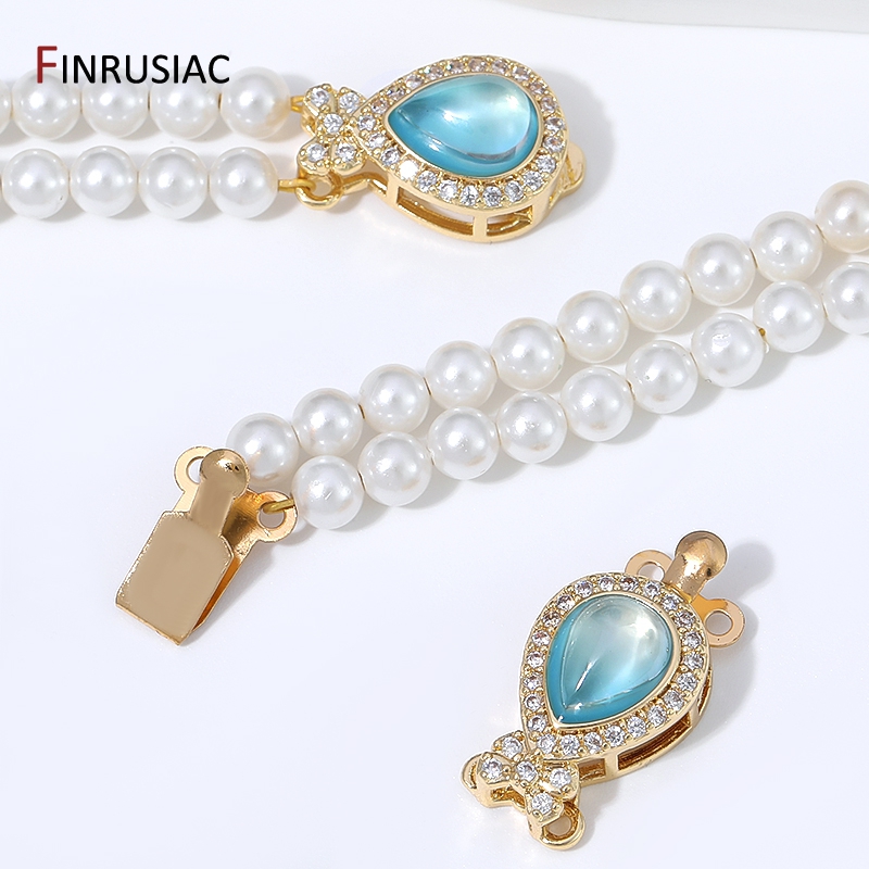 Gold Plated Jewelry - Fermoir de sécurité en laiton plaqué