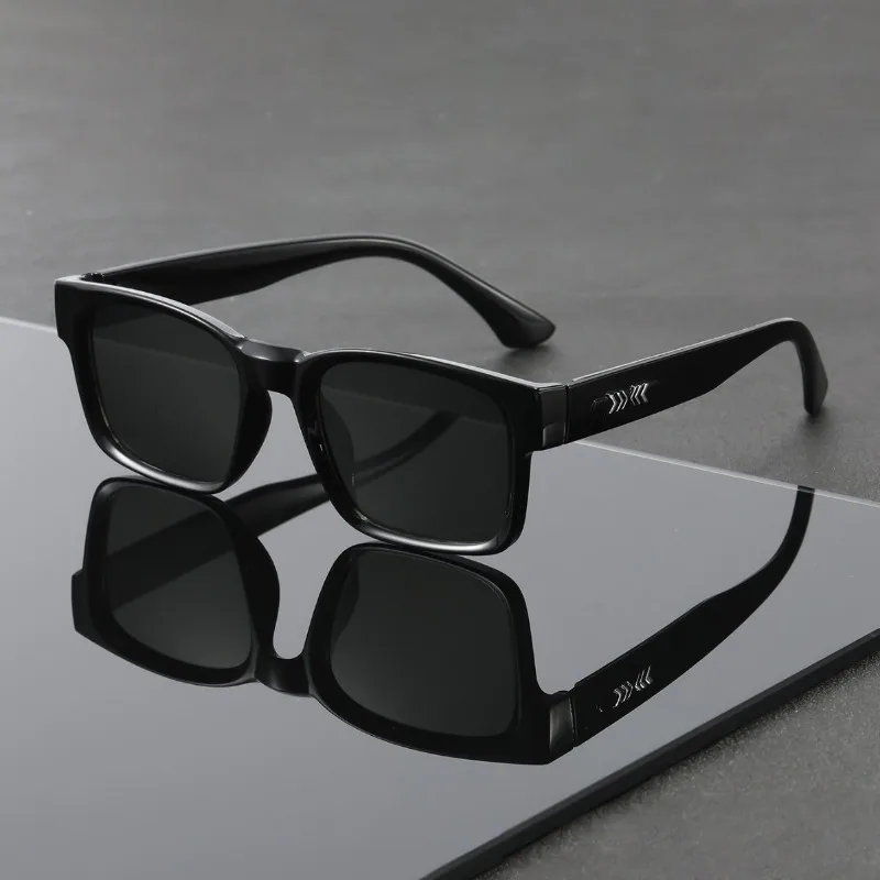 Designer Sunglasses - Lunettes de soleil rectangulaires vintage, lunettes