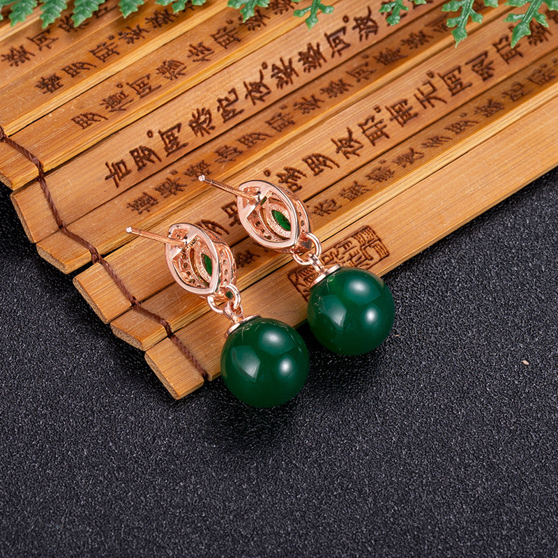 Gold Plated Jewelry - Boucles d'oreilles en perles naturelles diversifiées,