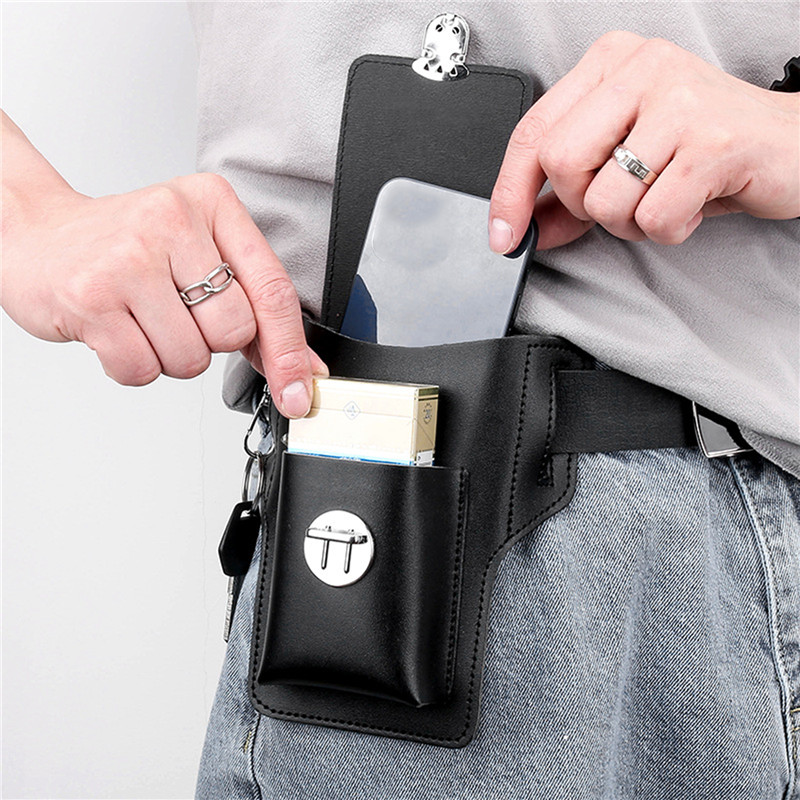 Sac de ceinture de téléphone e - Leather Wallet Men avis et prix
