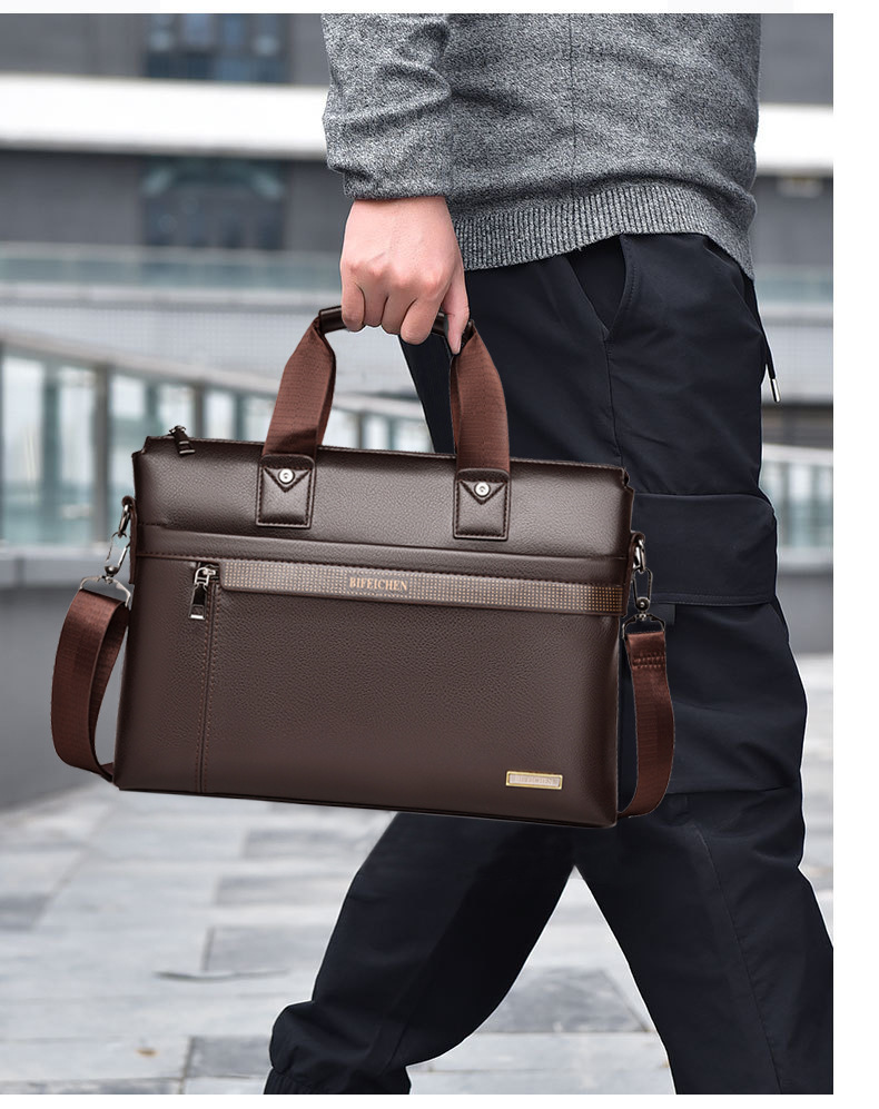 Sacs à main en cuir pour homme - Leather Briefcase avis et prix