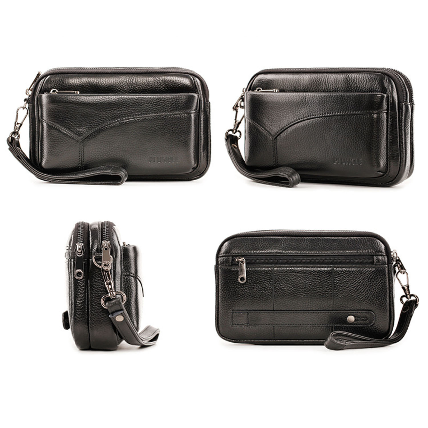 Pochette d'affaires en cuir vé - Leather Wallet Men avis et prix