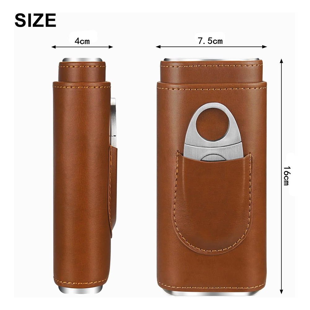 Kit humidor à cigares portable - Premium Cigar Case avis et prix