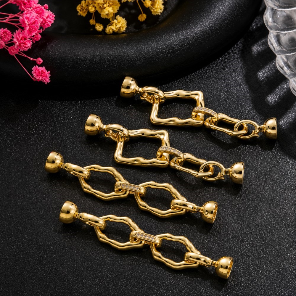 1 pièce de boucle de connexion - Gold Plated Jewelry avis et prix