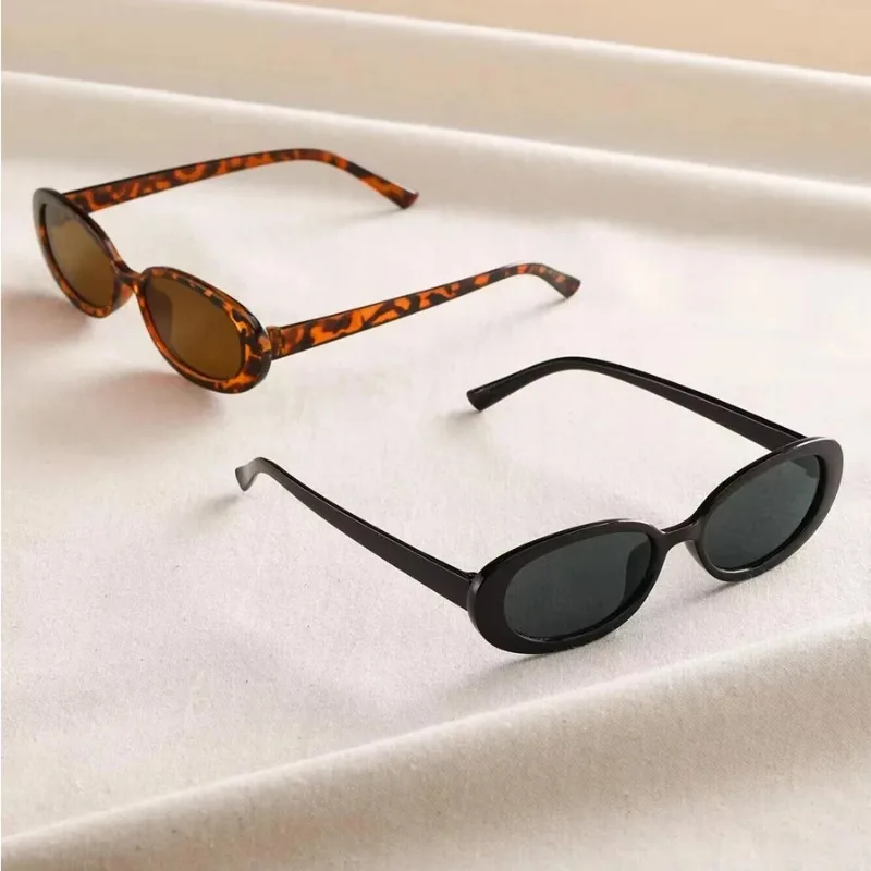 Lunettes de soleil ovales vint - Sunglasses Uv400 avis et prix